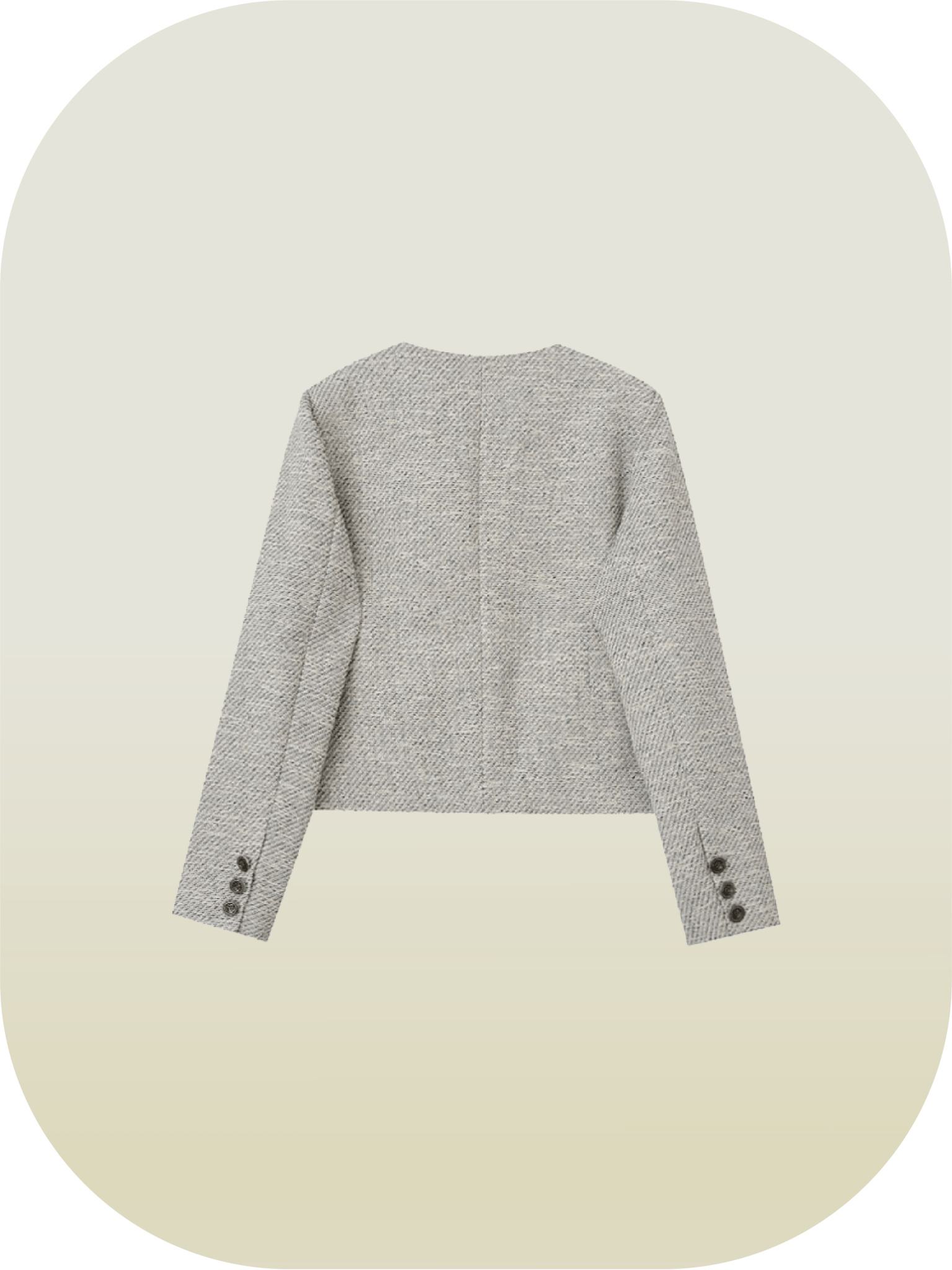 Elegant Style Tweed Jacket - LOVE POMME POMME