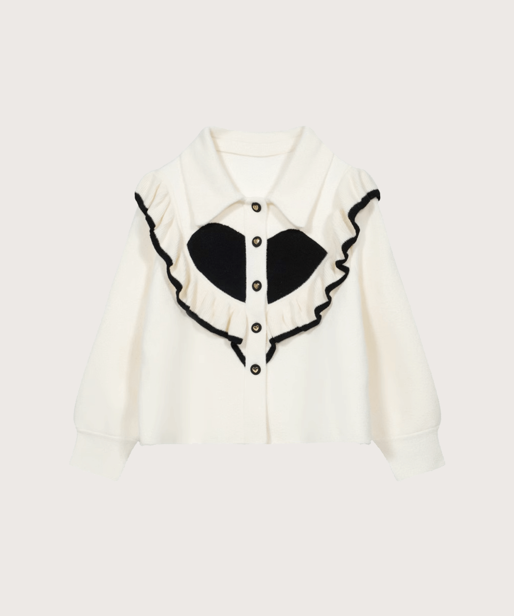 Feminine Frill Cardigan. フェミニンなフリルカーディガン - LOVE POMME POMME