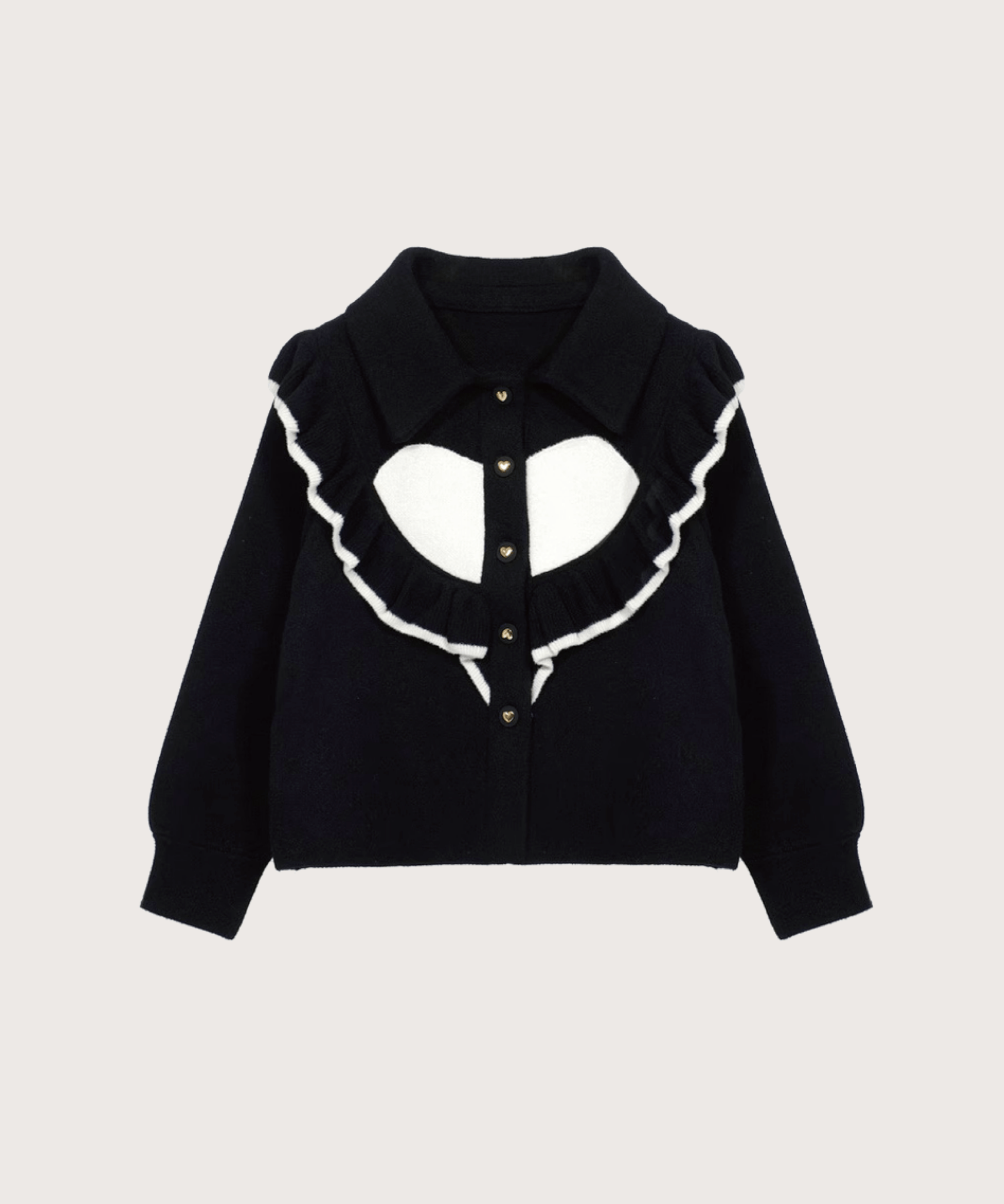 Feminine Frill Cardigan. フェミニンなフリルカーディガン - LOVE POMME POMME