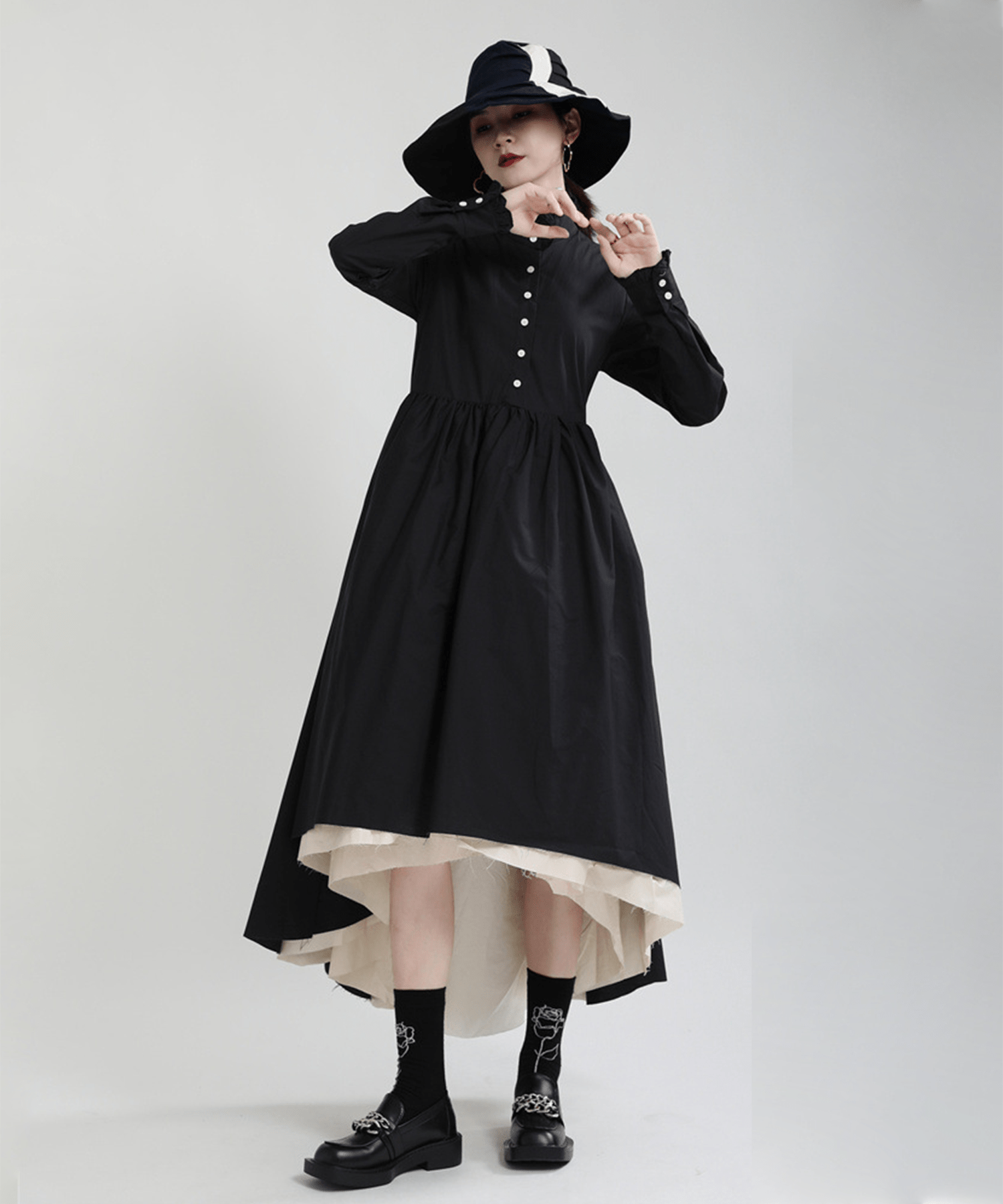 Fishtail Volume Onepiece - LOVE POMME POMME