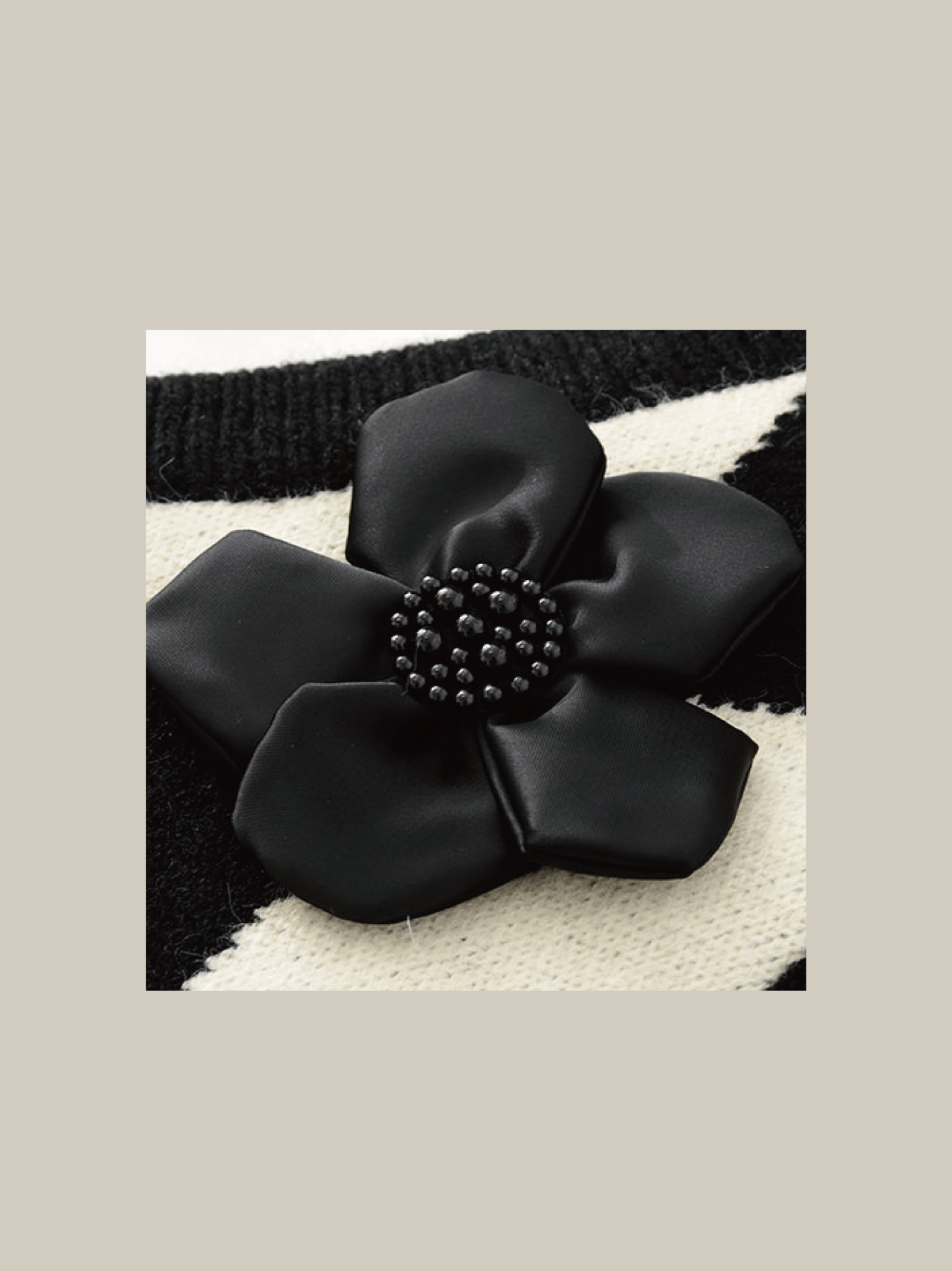 Flower Argyle Pattern Knit Vest - LOVE POMME POMME