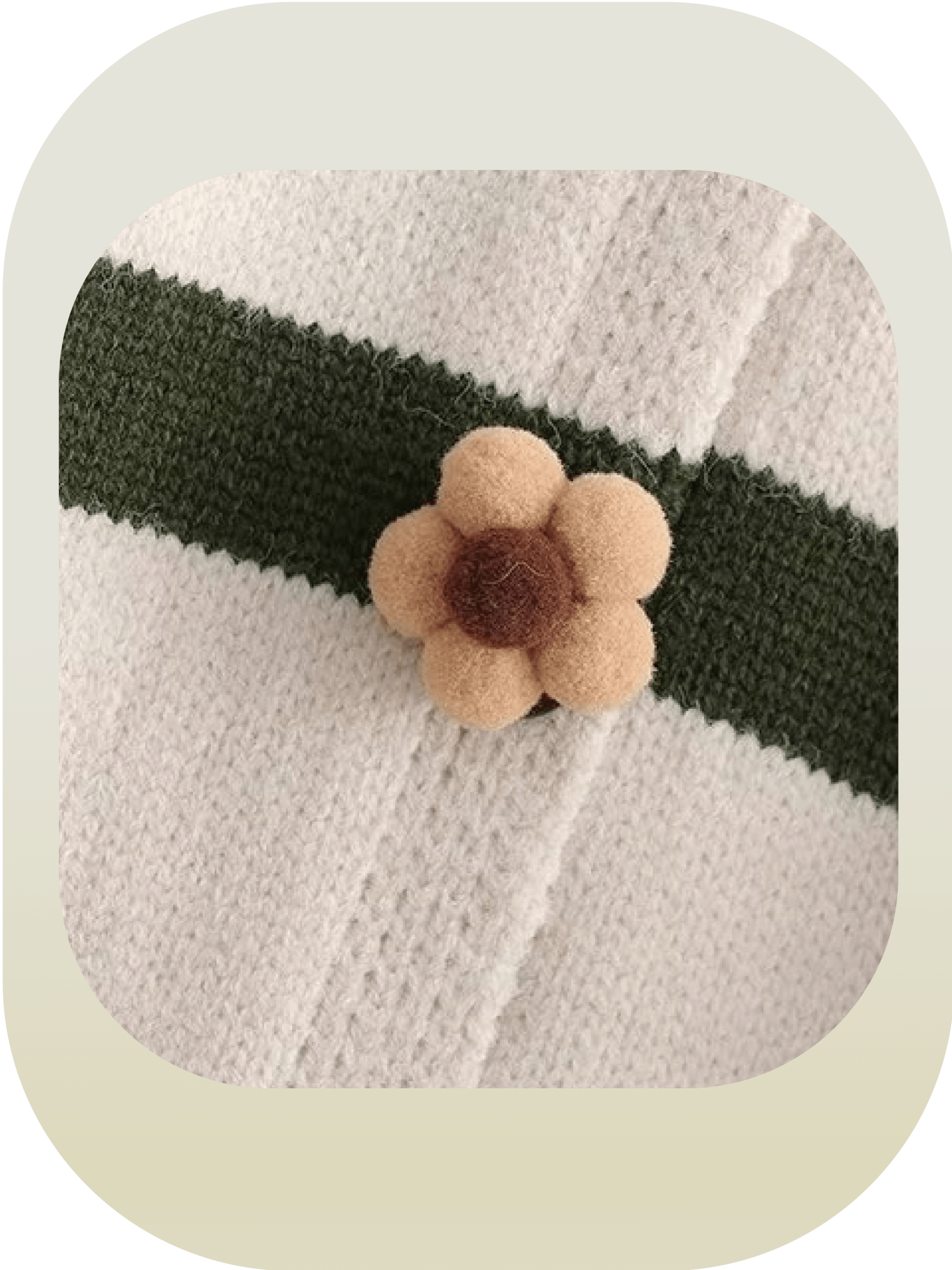 Flower Button Knit Cardigan - LOVE POMME POMME
