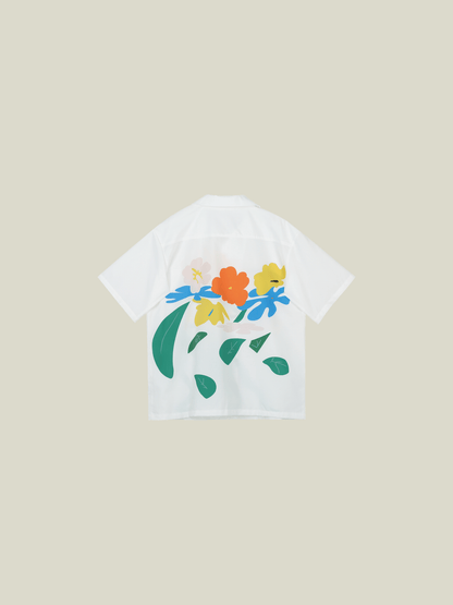 Flower Painting Shirt - LOVE POMME POMME