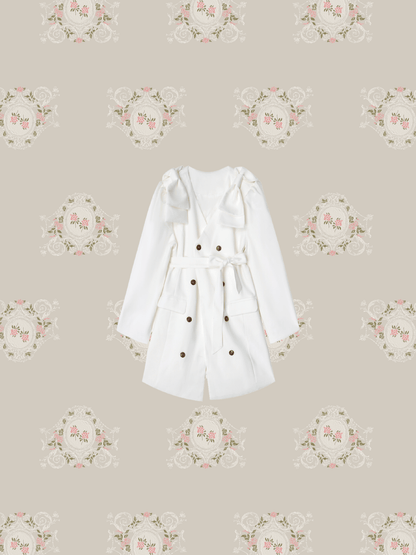 French Belted Suit Dress - LOVE POMME POMME