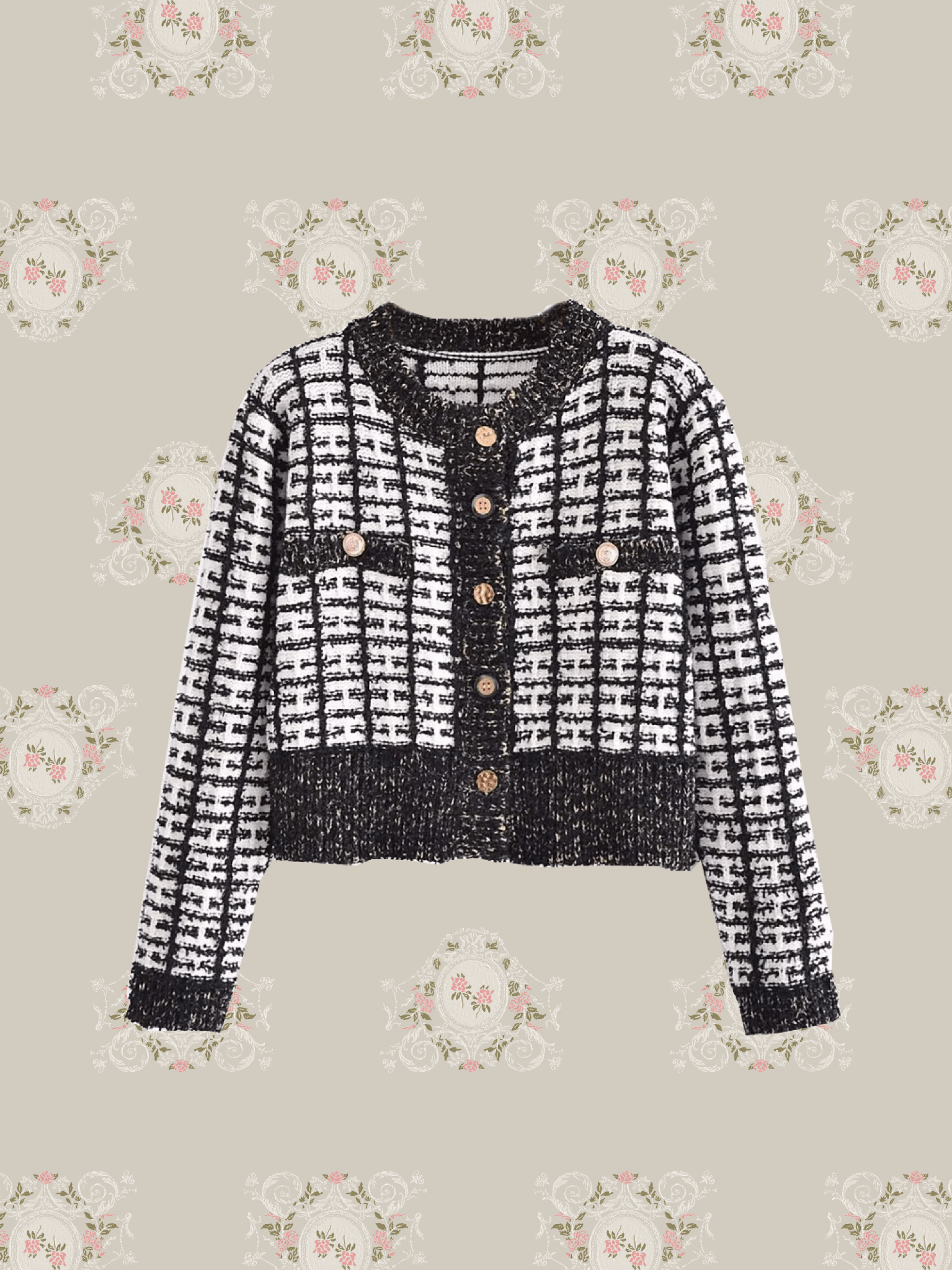 French Channel Style Tweed Jacket - LOVE POMME POMME