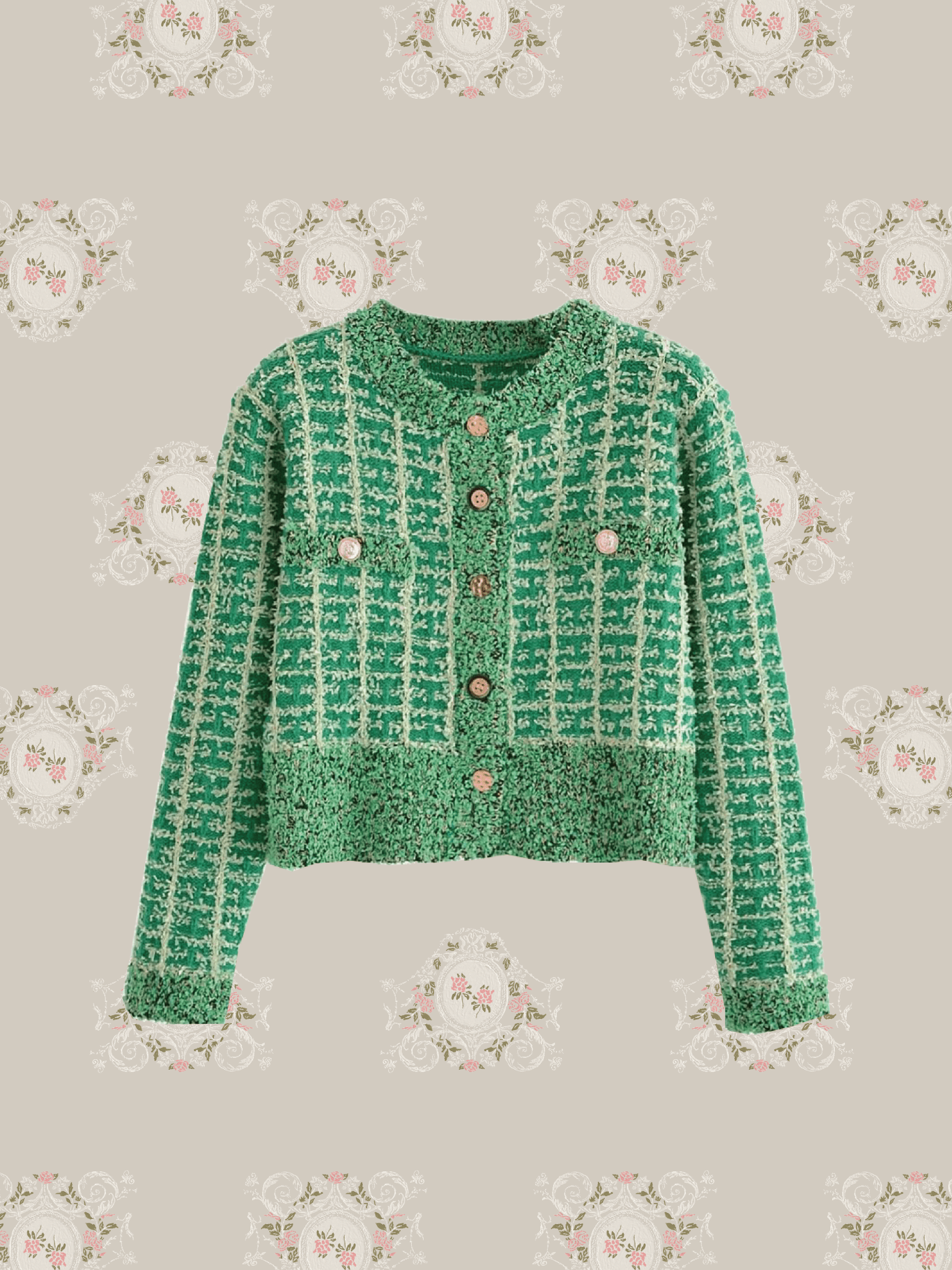 French Channel Style Tweed Jacket - LOVE POMME POMME