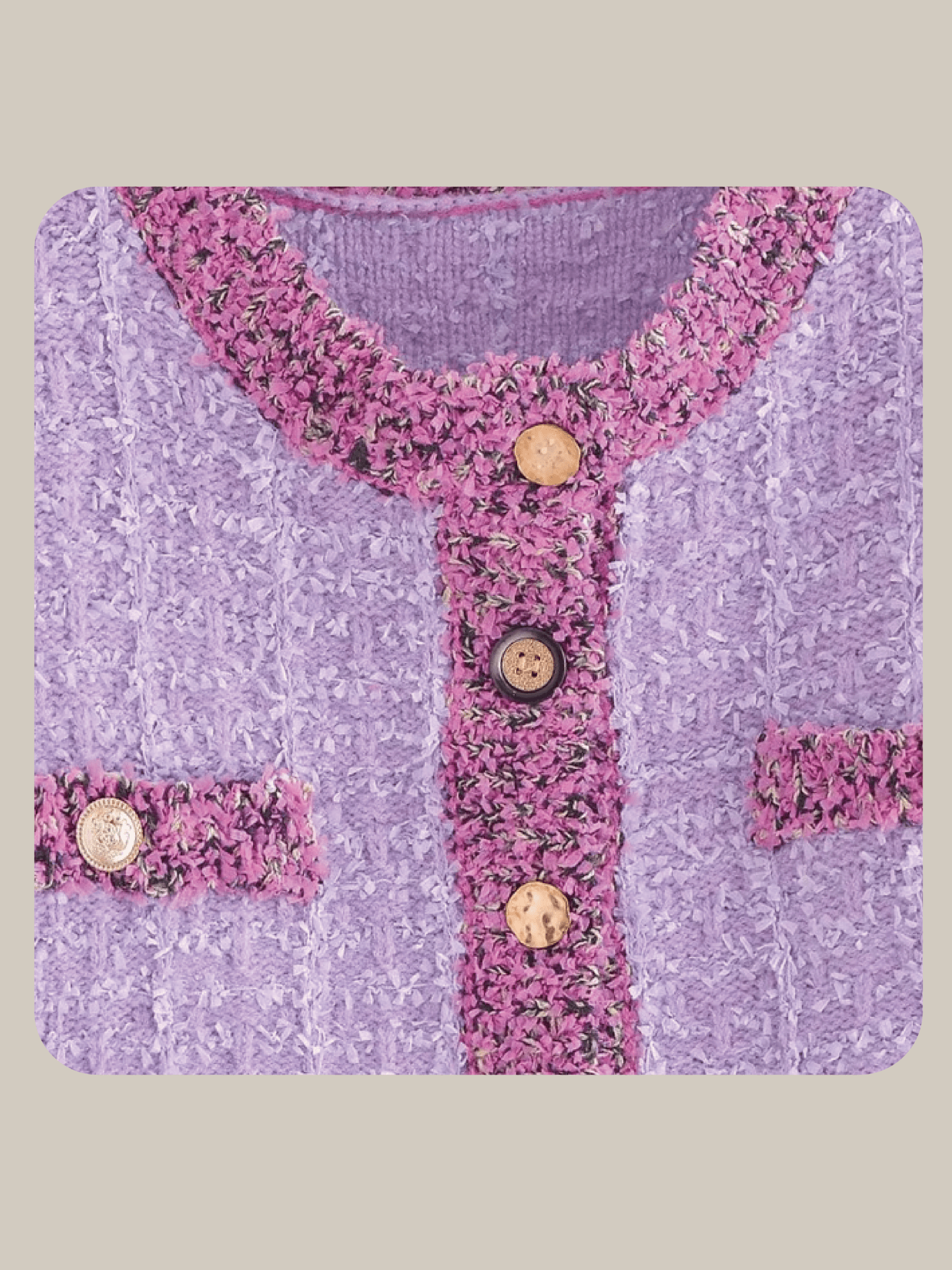 French Channel Style Tweed Jacket - LOVE POMME POMME
