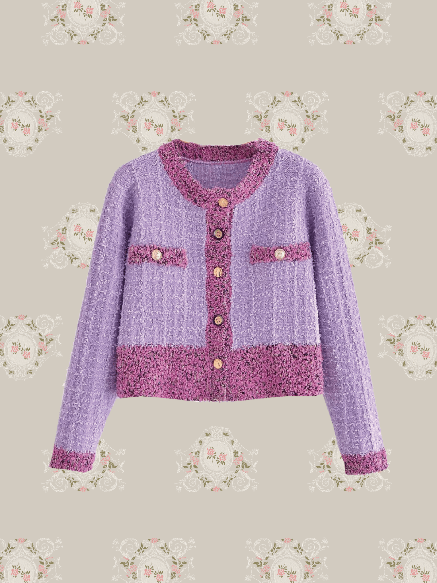 French Channel Style Tweed Jacket - LOVE POMME POMME