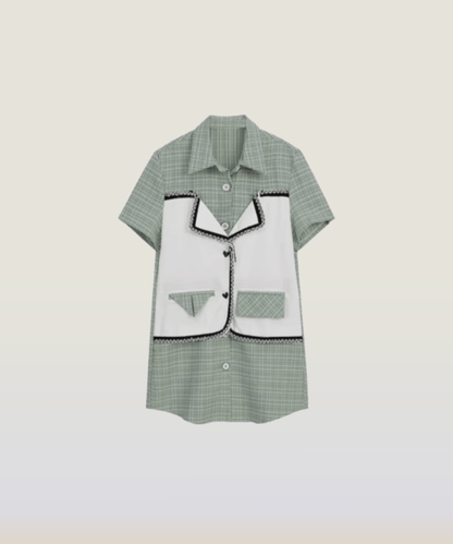 French Design Shirt Dress - LOVE POMME POMME