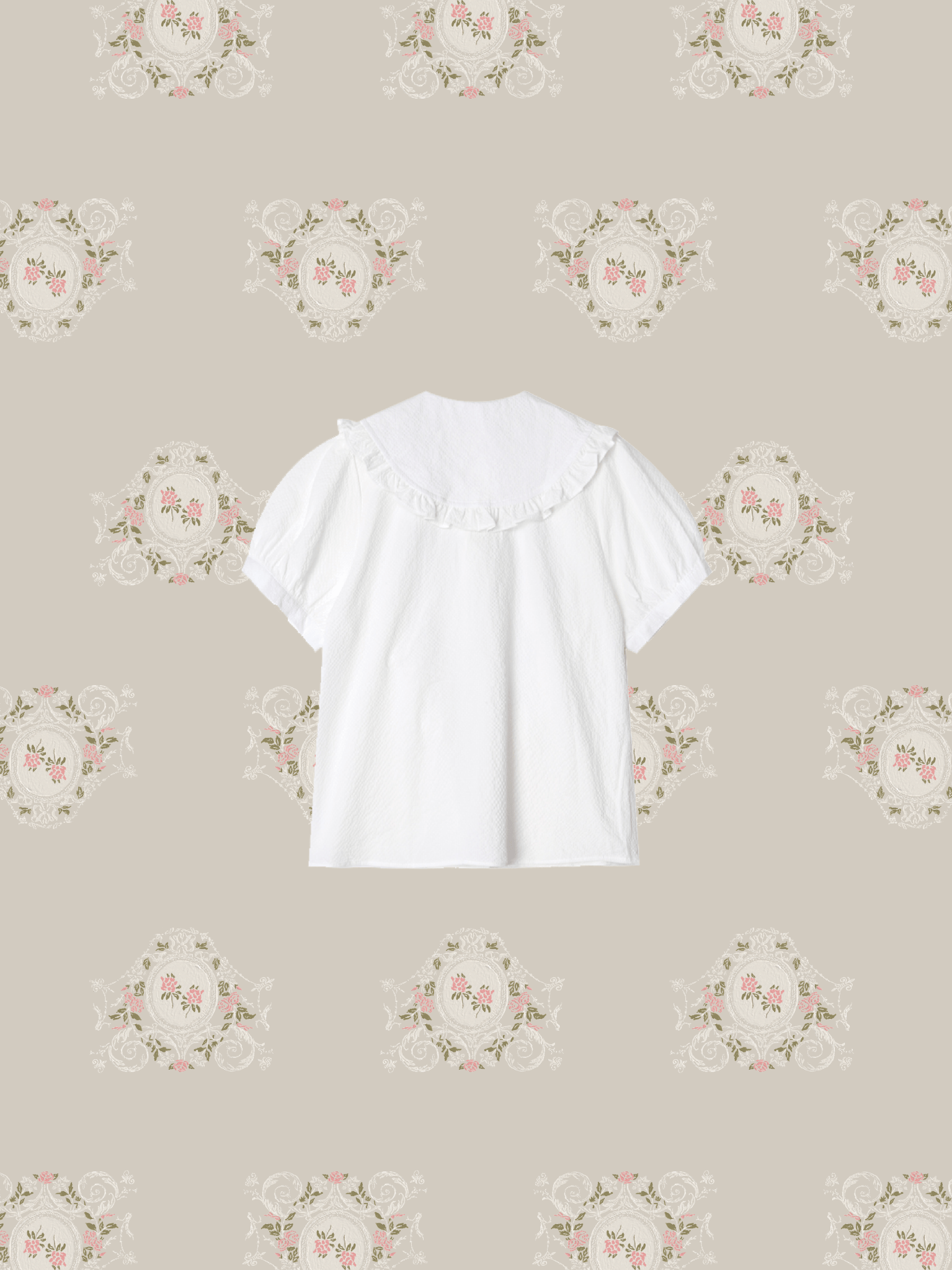 French Frill Collar Blouse - LOVE POMME POMME