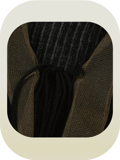 Frill Deco Fitted Cardigan - LOVE POMME POMME