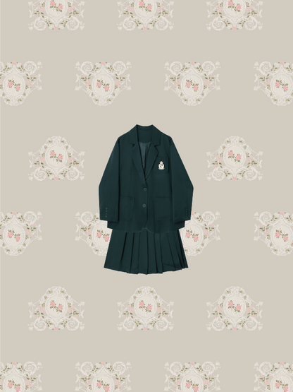 Frill Skirt Jacket Set-Up - LOVE POMME POMME