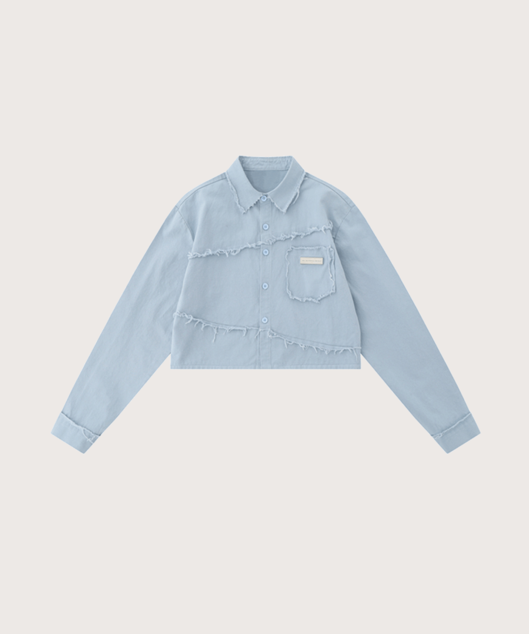 Fringe Point Short Shirt フリンジポイントショートシャツ - LOVE POMME POMME
