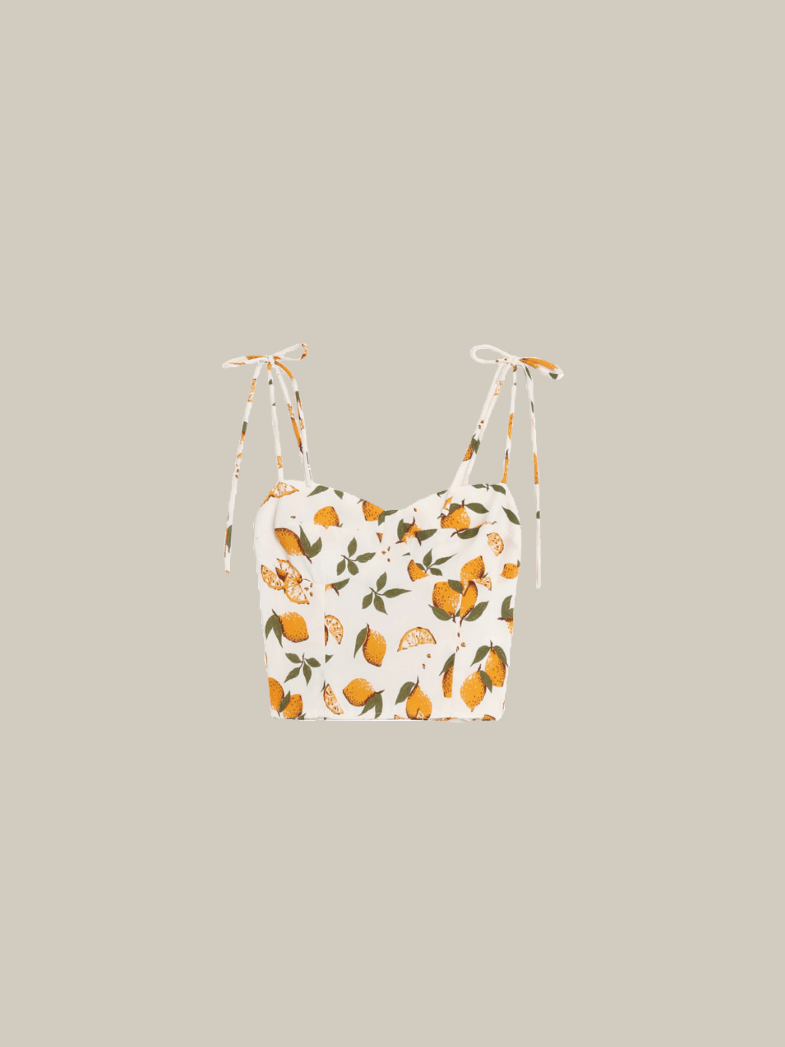 Fruits Design Chiffon Bustier - LOVE POMME POMME