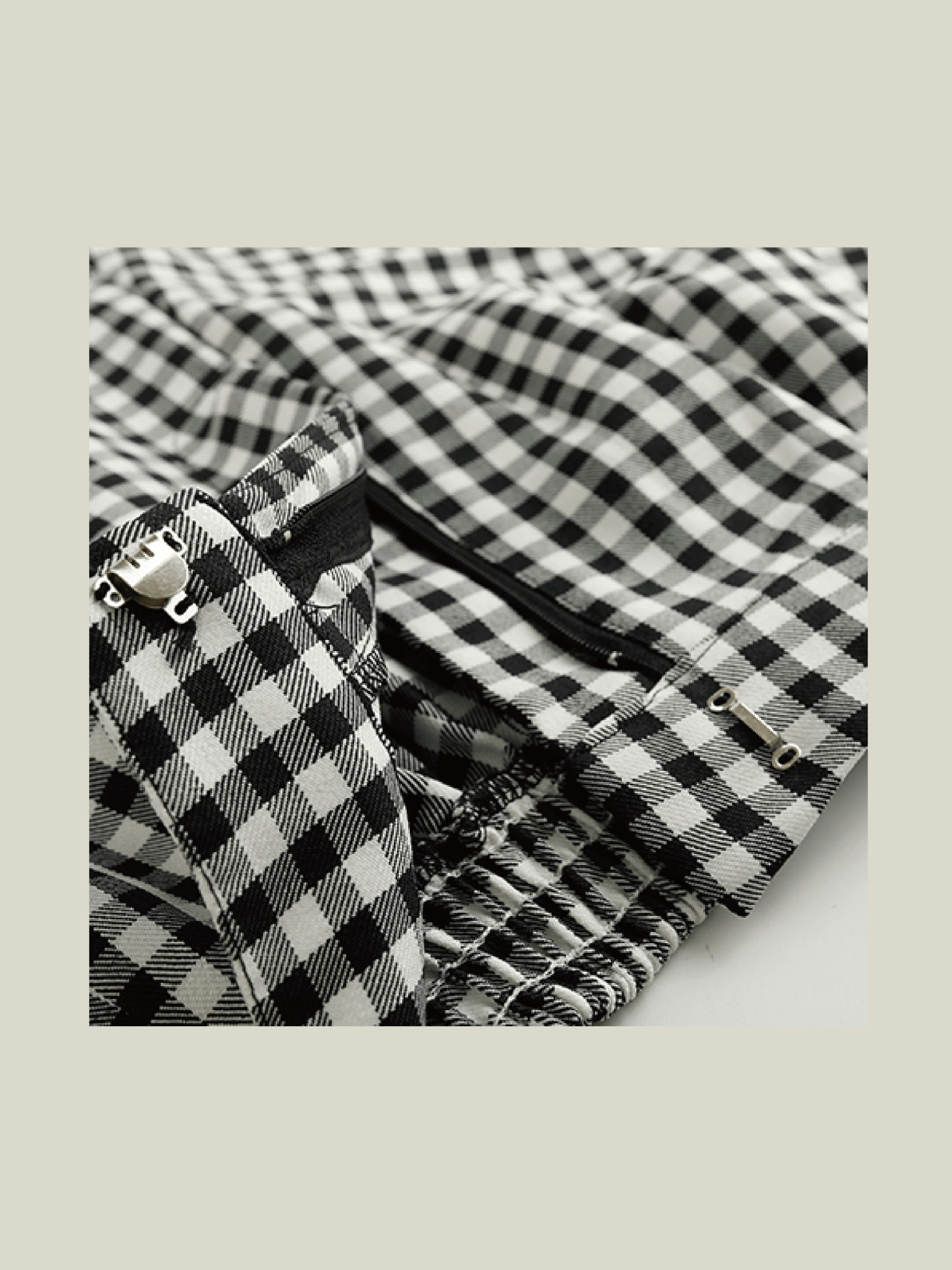 Gingham Half Pants - LOVE POMME POMME