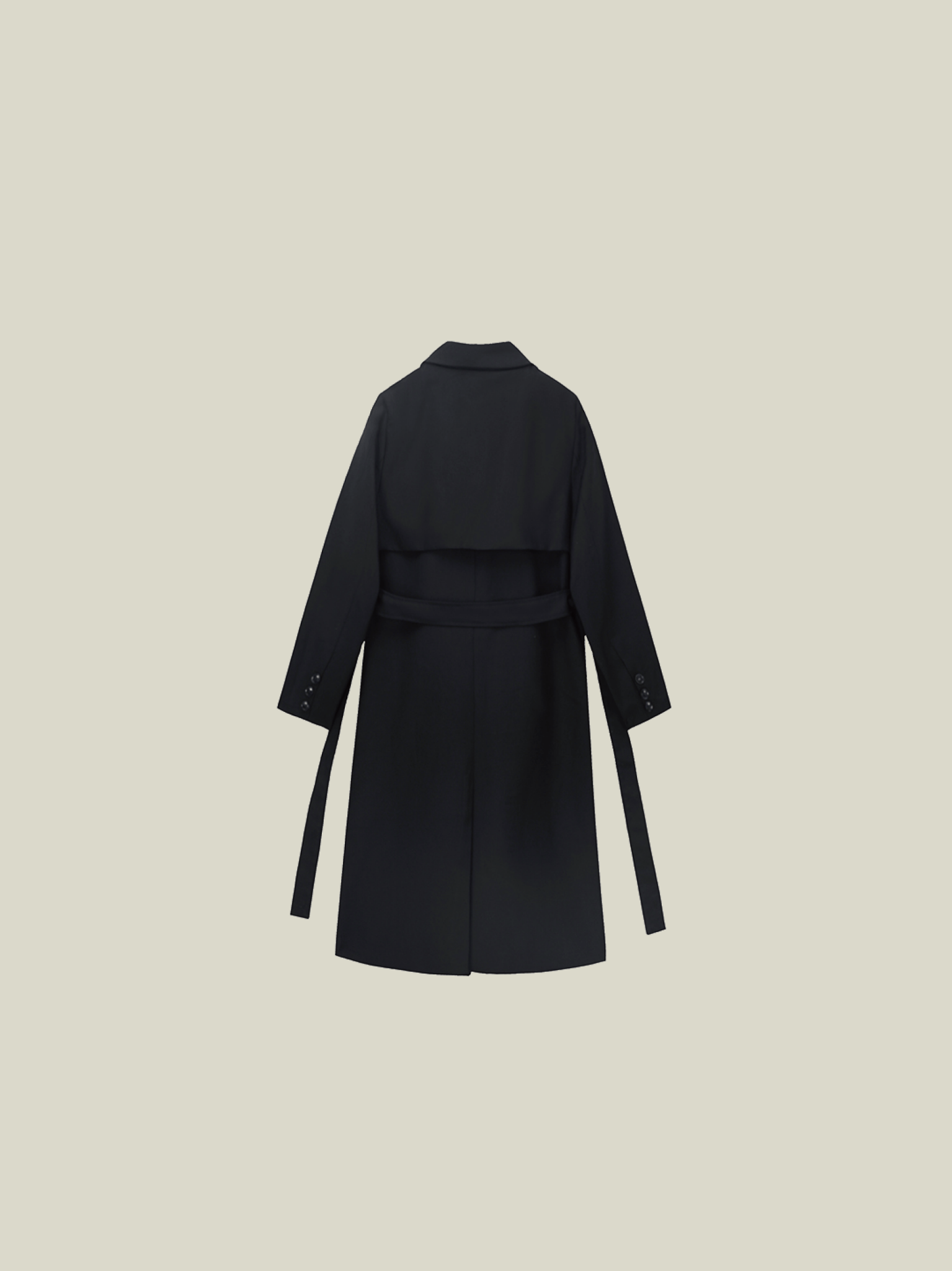 Gingham Patchwork Belted Long Coat - LOVE POMME POMME