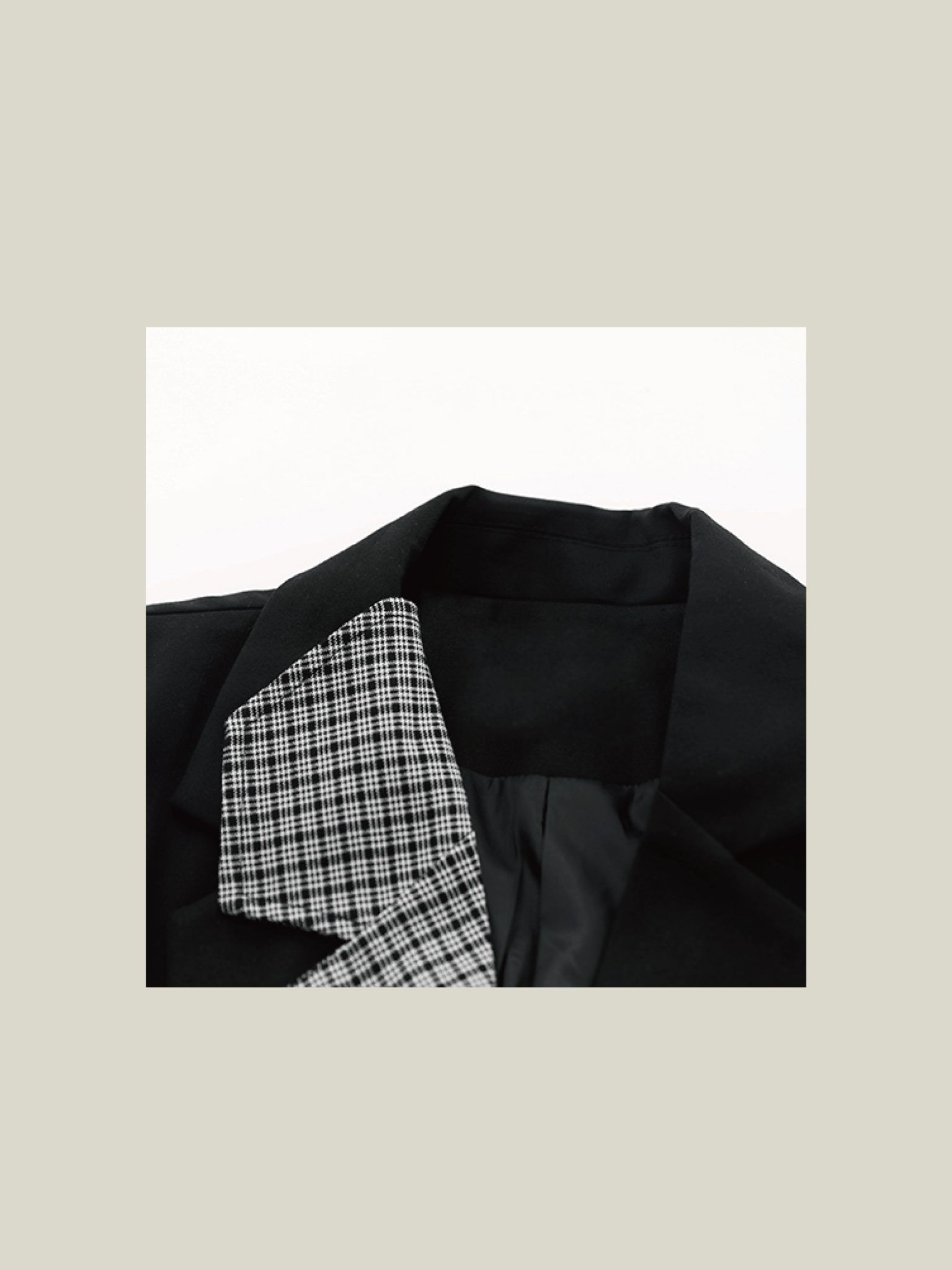 Gingham Patchwork Belted Long Coat - LOVE POMME POMME