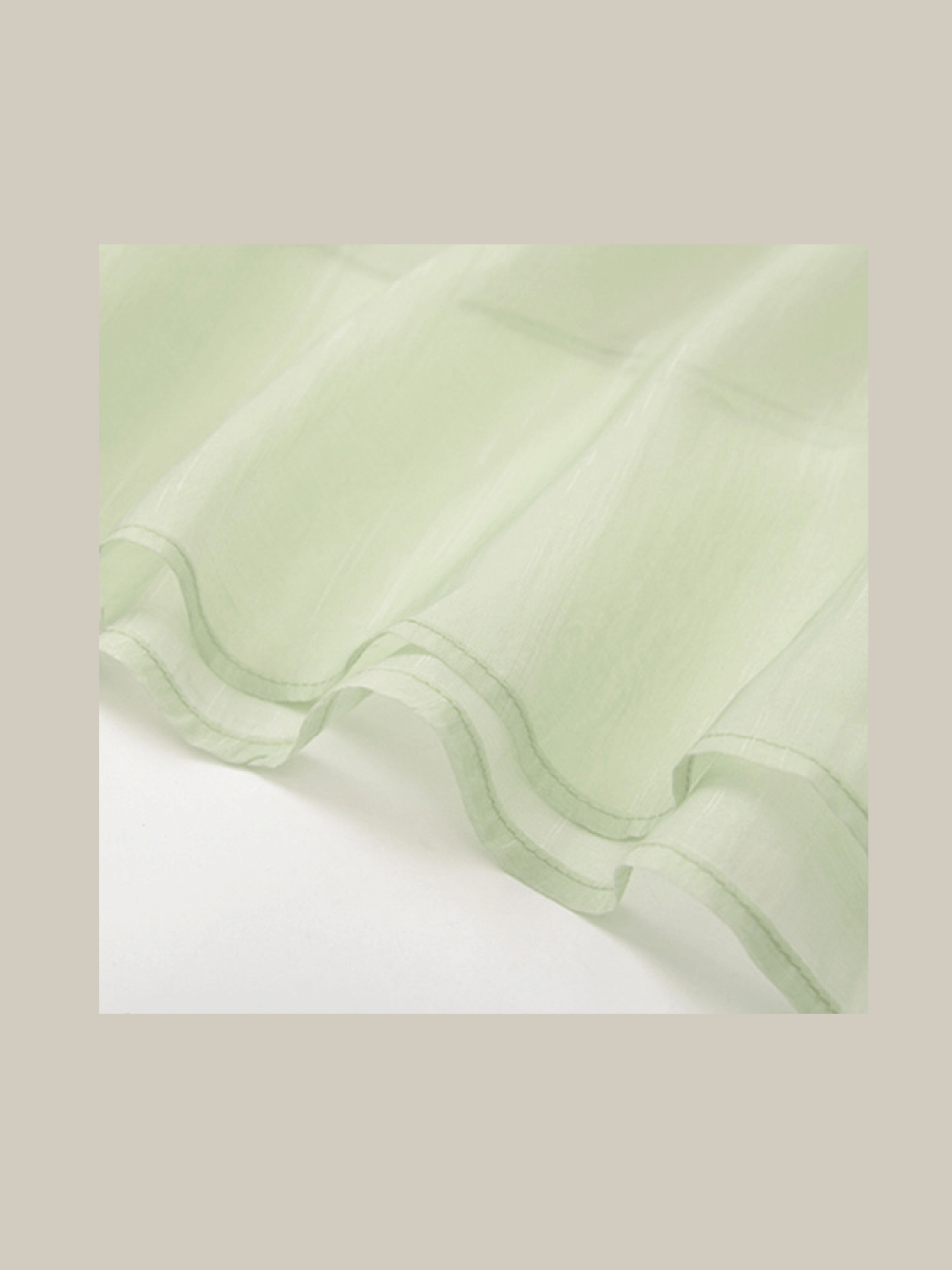 Green Slip Gauze Dress - LOVE POMME POMME