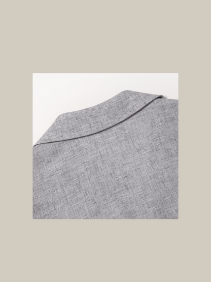 Grey Shirring Stitched Dress - LOVE POMME POMME