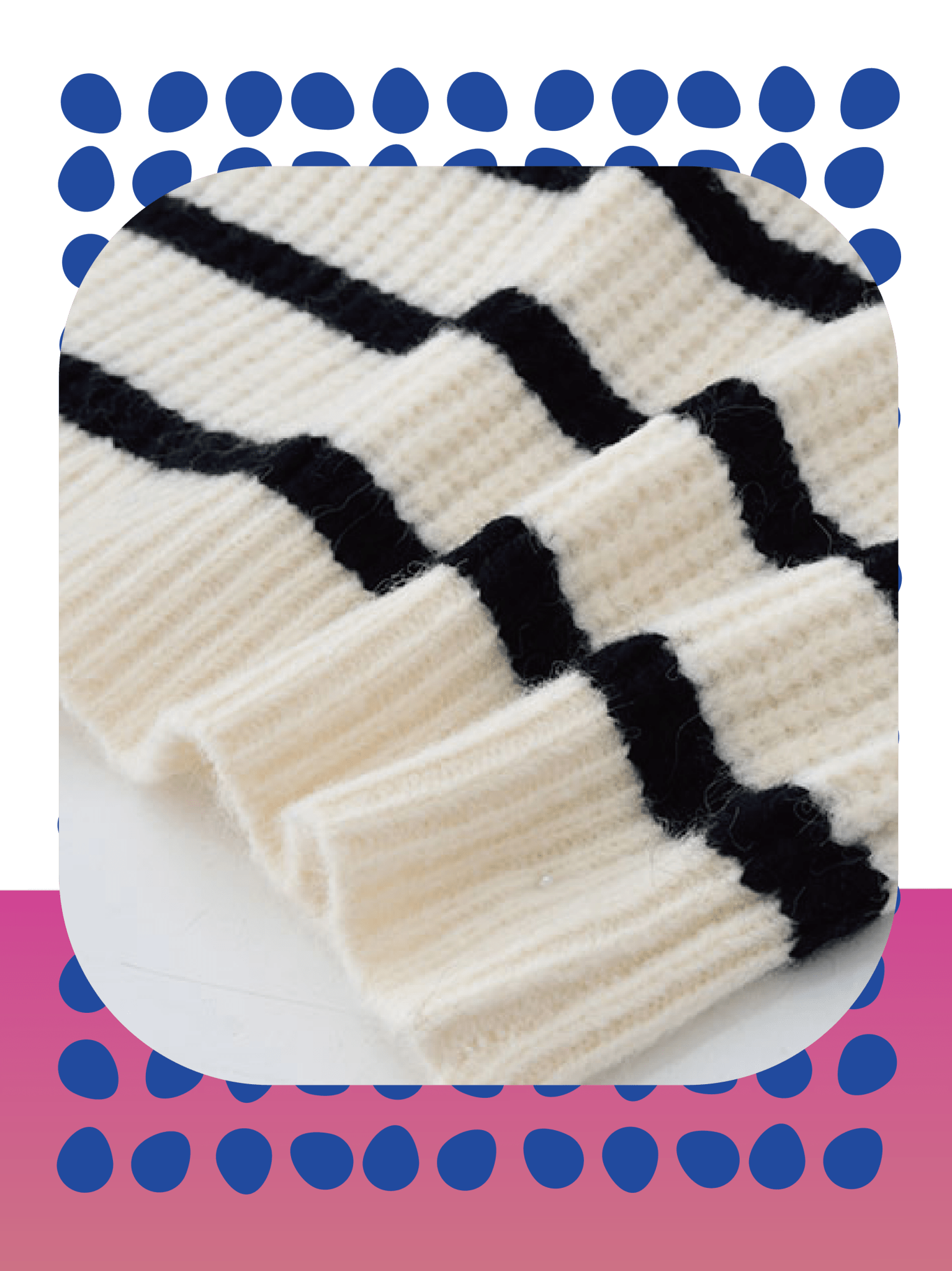 Half Zip Stripe Sweater - LOVE POMME POMME