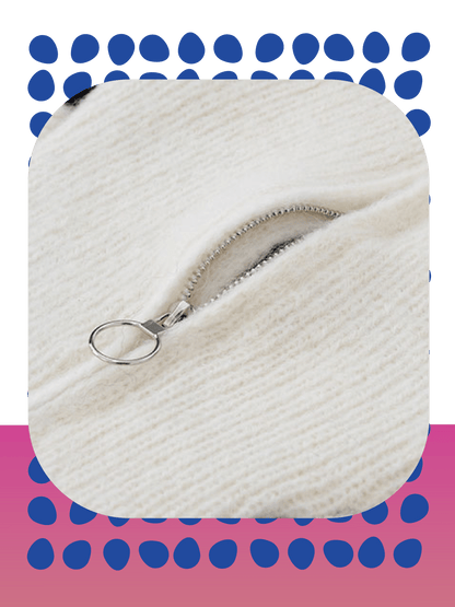 Half Zip Stripe Sweater - LOVE POMME POMME