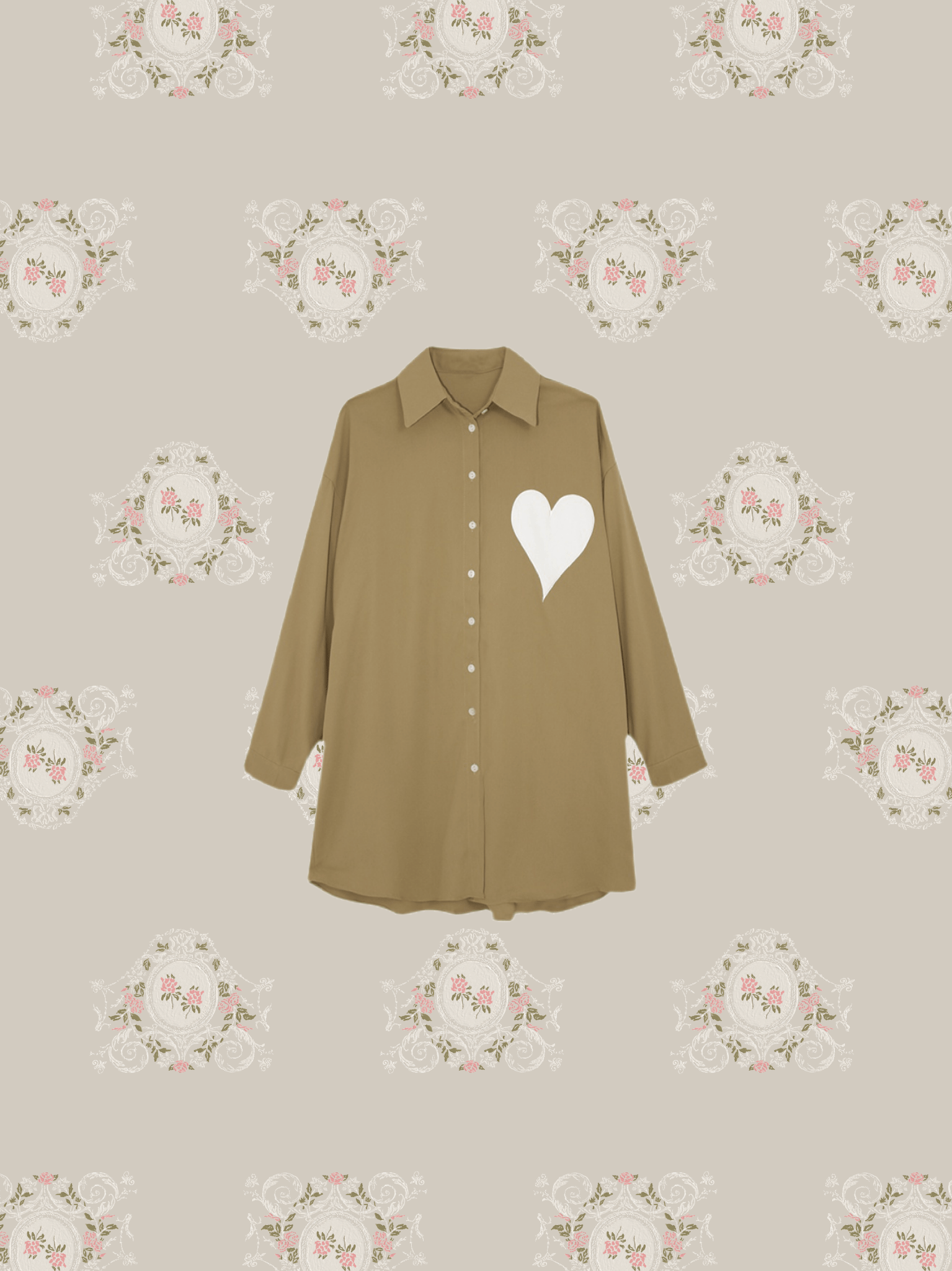 Heart Point Shirt Coat - LOVE POMME POMME