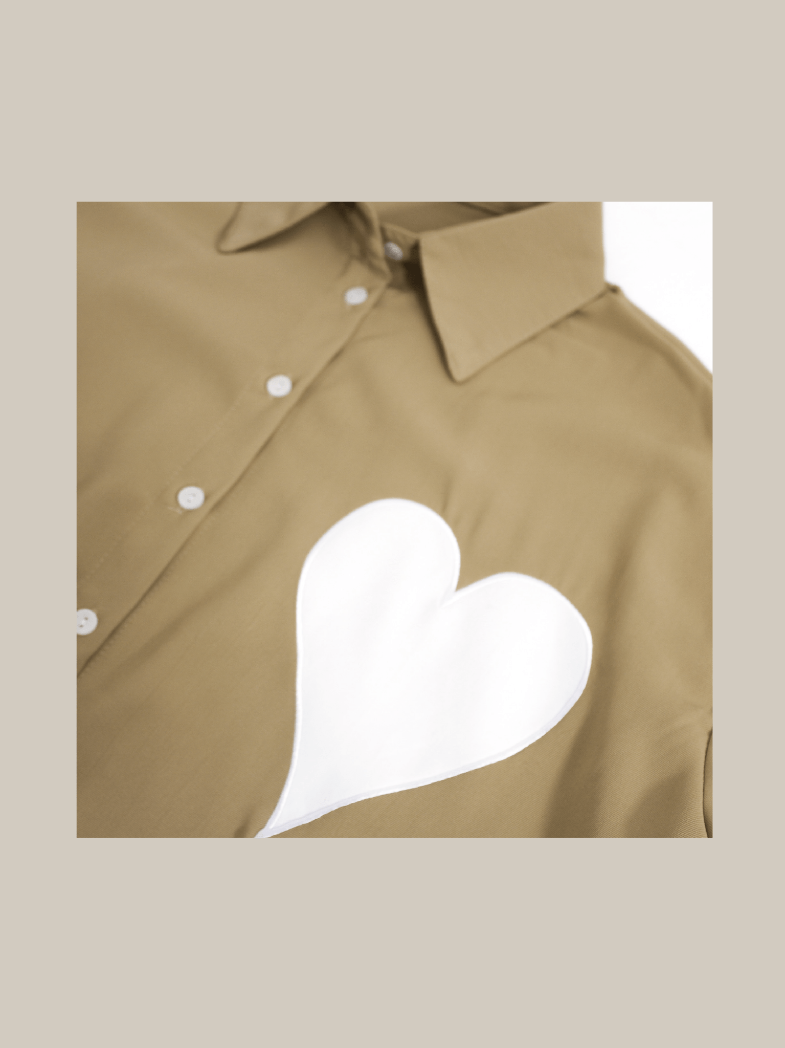 Heart Point Shirt Coat - LOVE POMME POMME