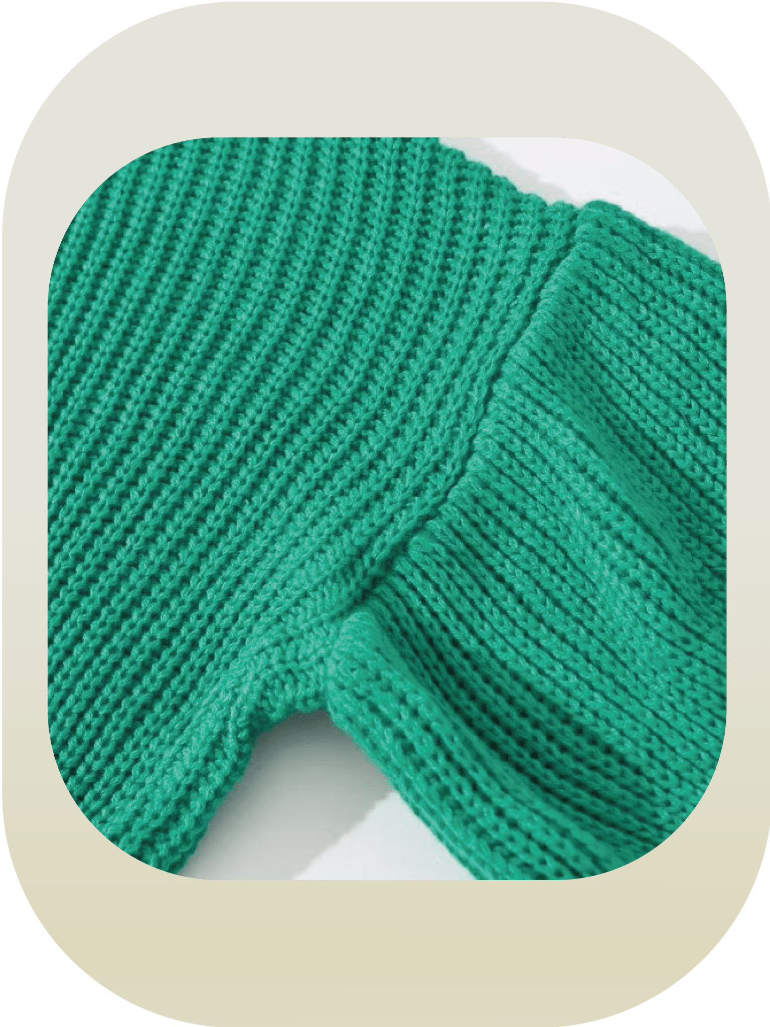 High Collar Puff Sleeve Knit - LOVE POMME POMME