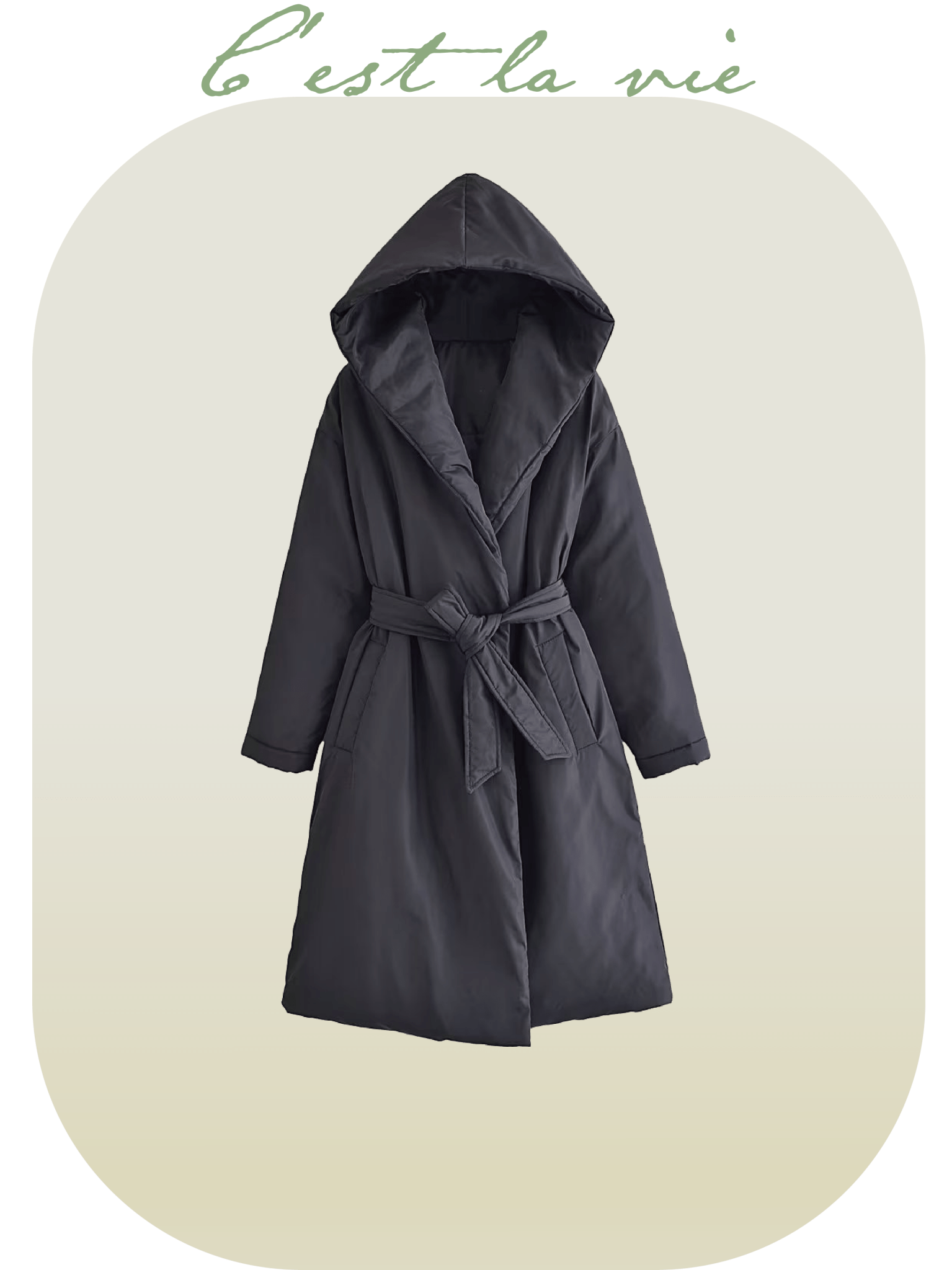 Hooded Puffer Down Coat - LOVE POMME POMME