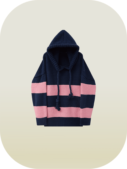 Hoodie Knit Tops - LOVE POMME POMME