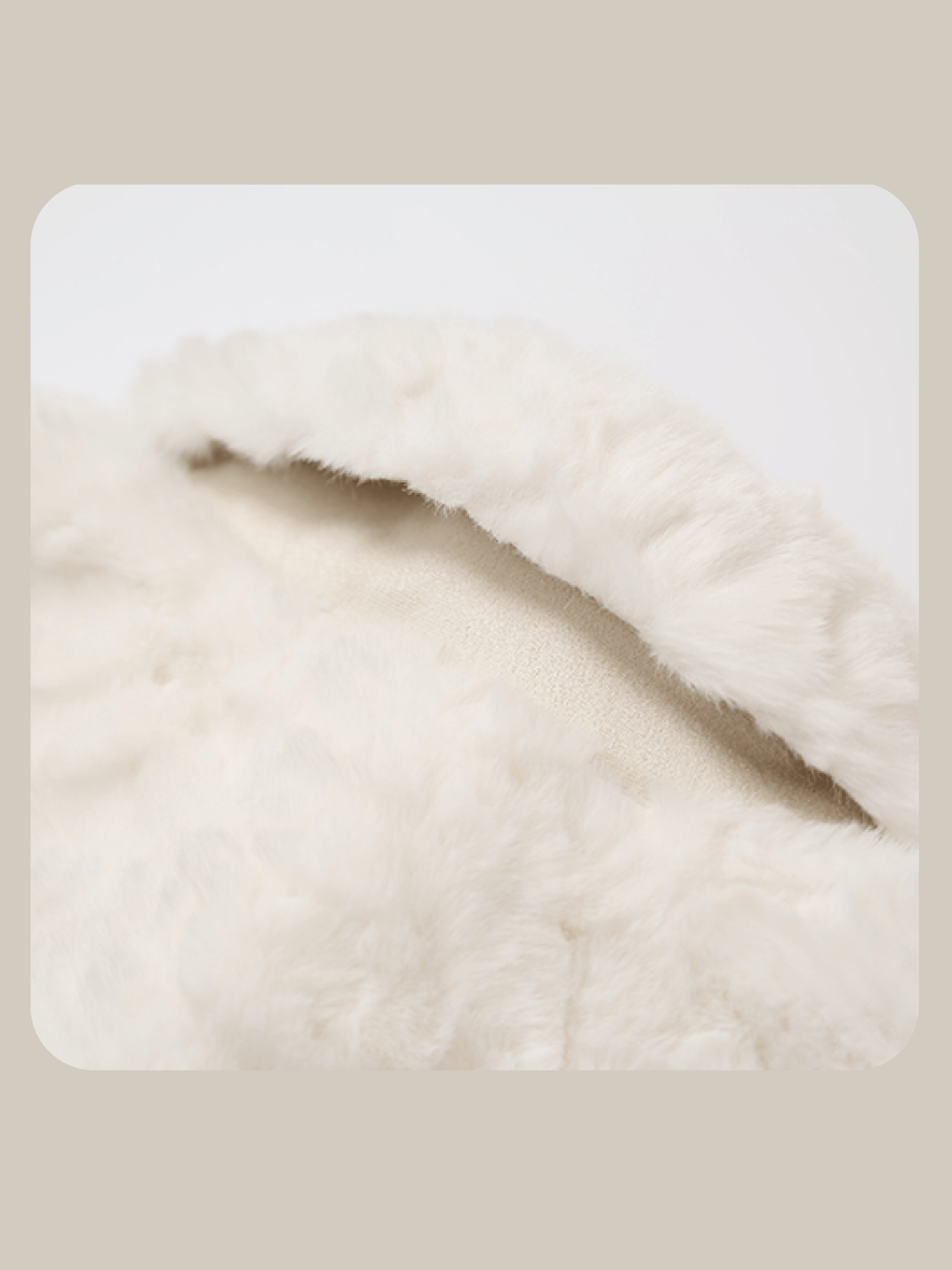 Horn Button Fur Coat - LOVE POMME POMME