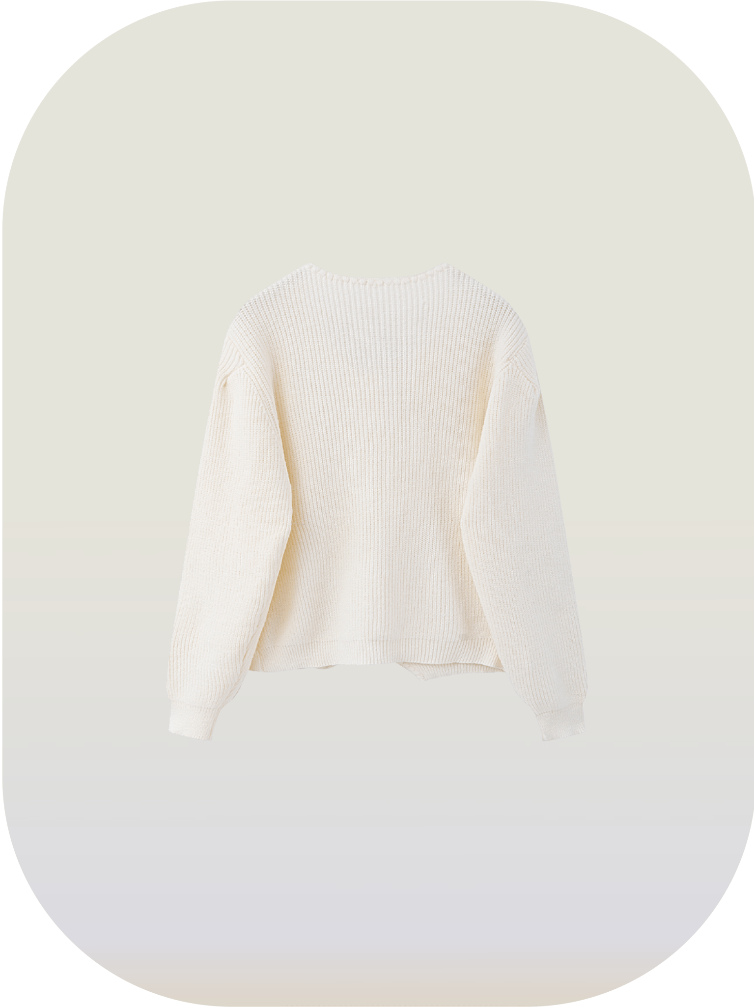 Irregular Button Sweater - LOVE POMME POMME