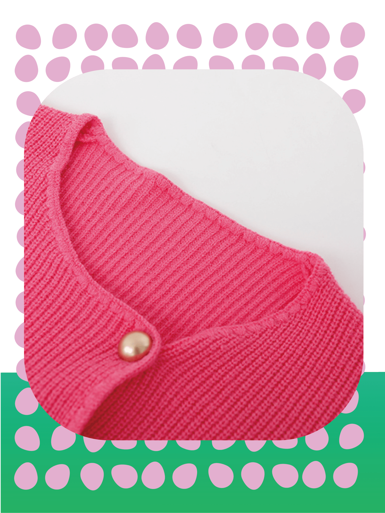 Irregular Button Sweater - LOVE POMME POMME