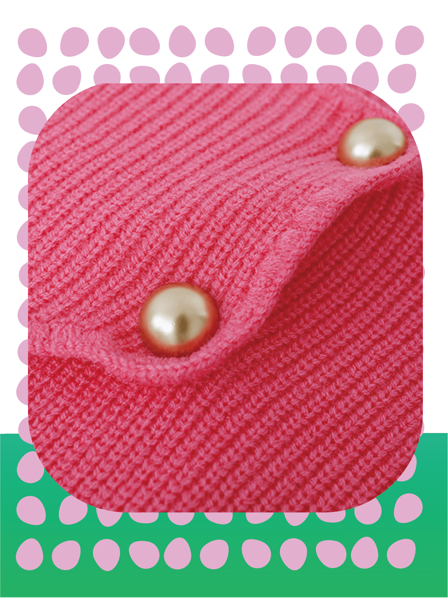 Irregular Button Sweater - LOVE POMME POMME