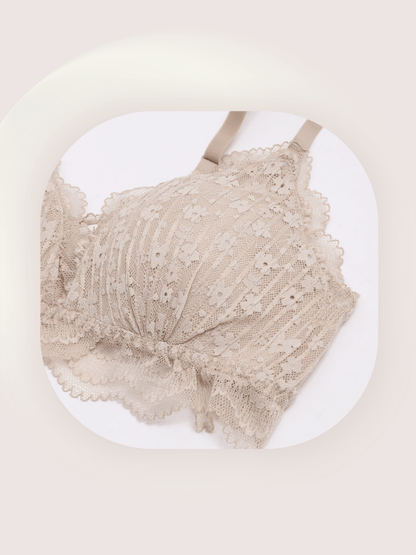 Lace Garden Brassiere - LOVE POMME POMME