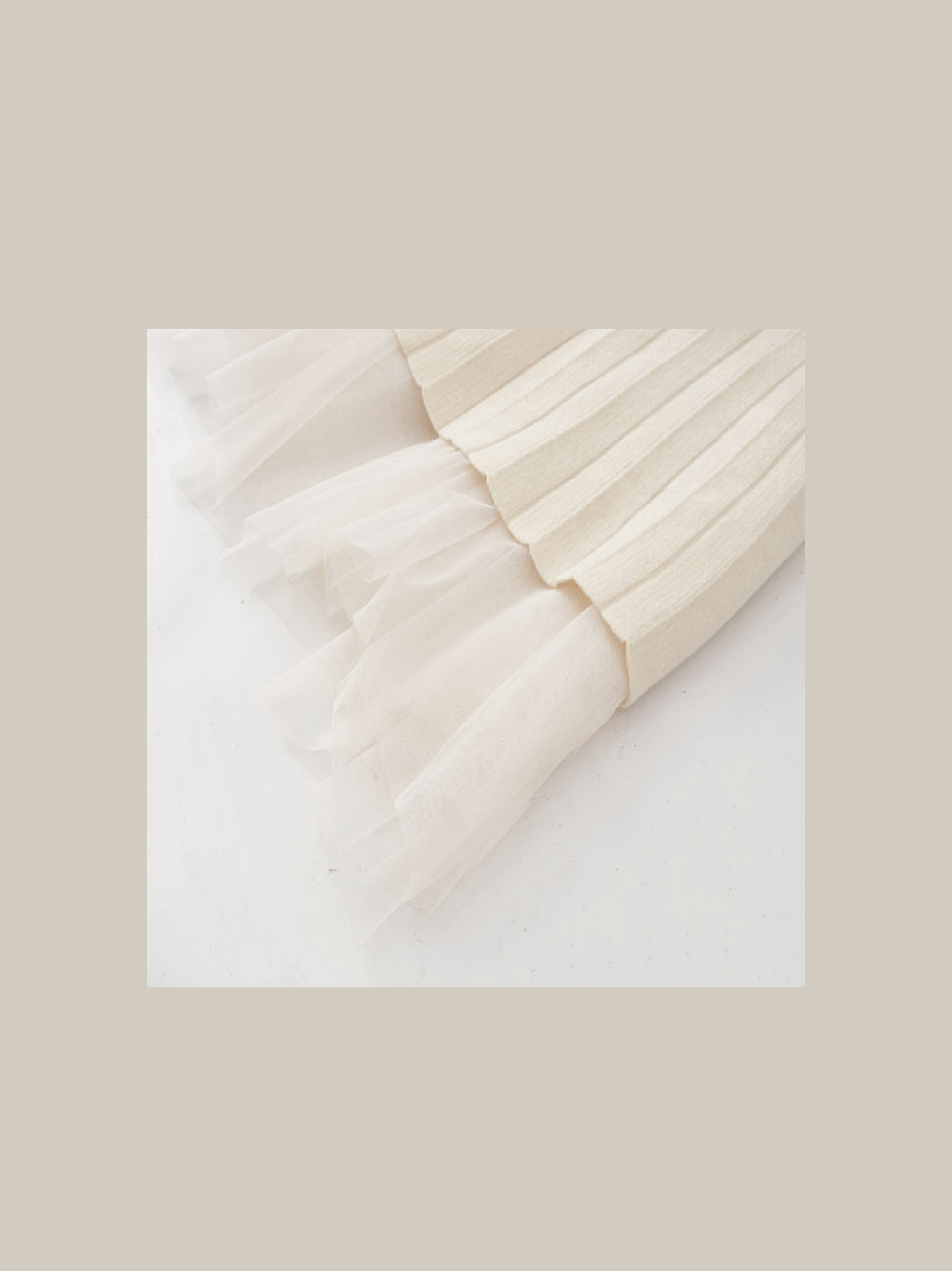 Lace Stitching Ribbon Knit Skirt - LOVE POMME POMME