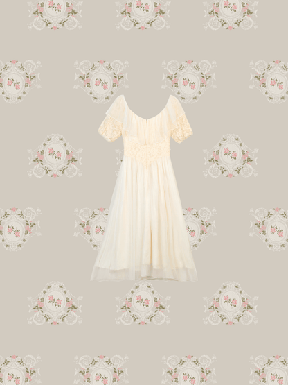 Lace Veil Dress - LOVE POMME POMME