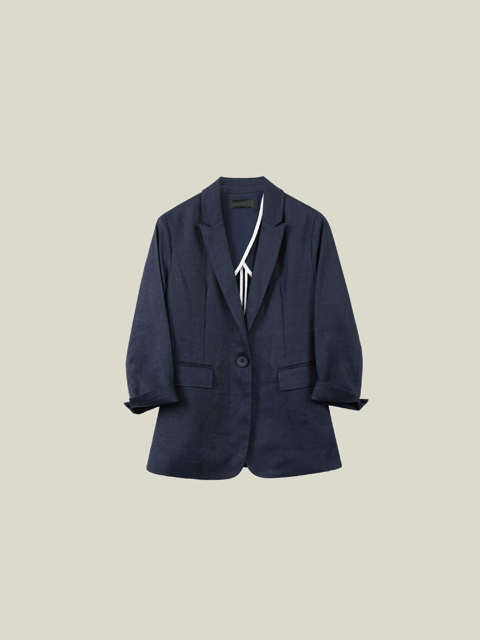 Linen Casual Suit Jacket - LOVE POMME POMME