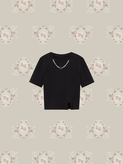 Little Flower Chain Waistline Top - LOVE POMME POMME