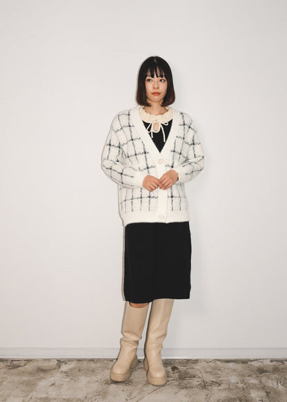 Marble Button Knit Cardigan - LOVE POMME POMME