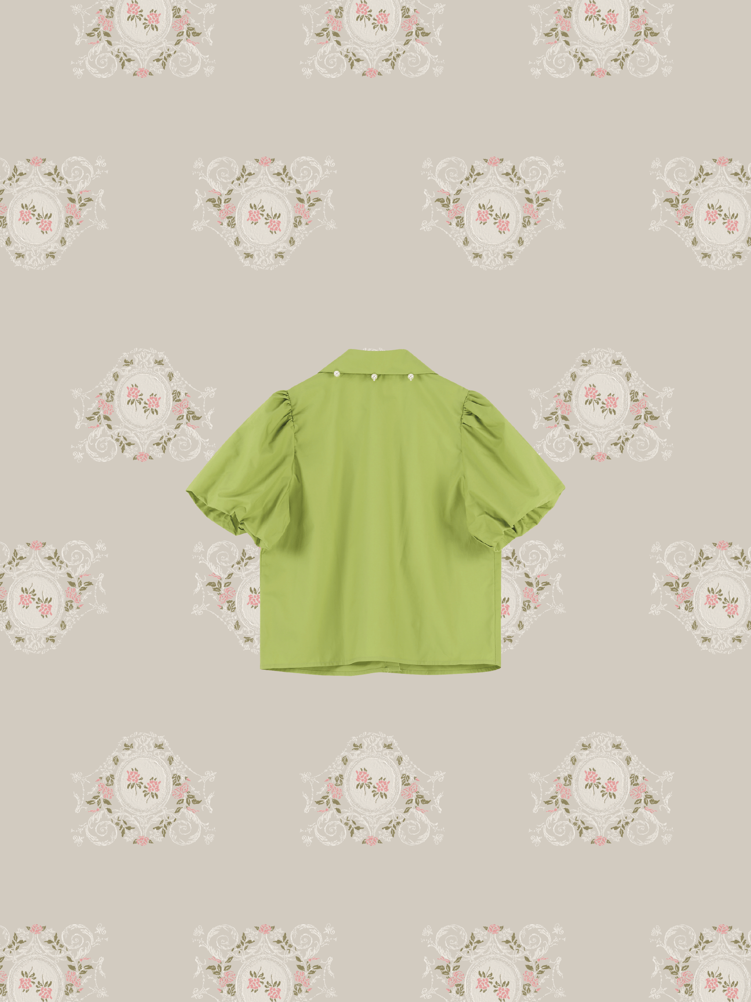 Mint Green Beaded T-Shirt - LOVE POMME POMME