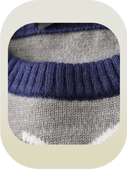 Mix Embroidery Knit Top - LOVE POMME POMME