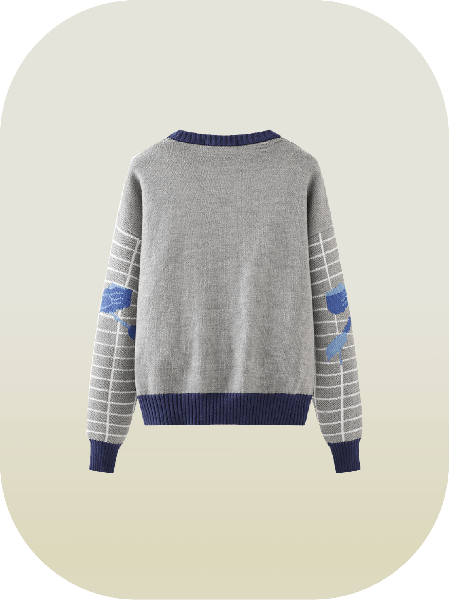 Mix Embroidery Knit Top - LOVE POMME POMME