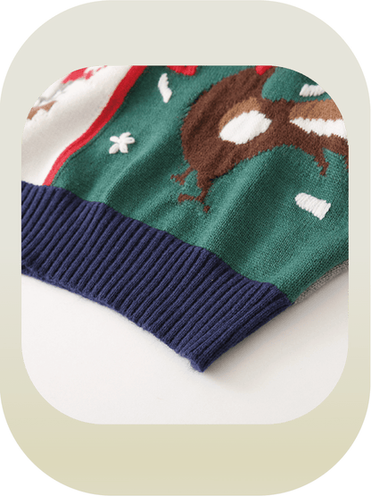 Mix Embroidery Knit Top - LOVE POMME POMME