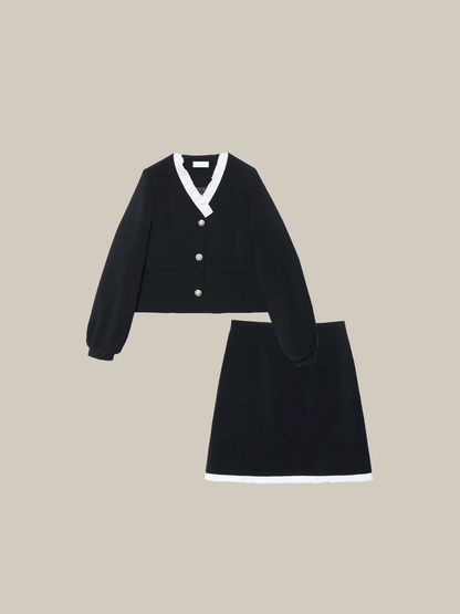 Modern Frill Collar Set-up - LOVE POMME POMME