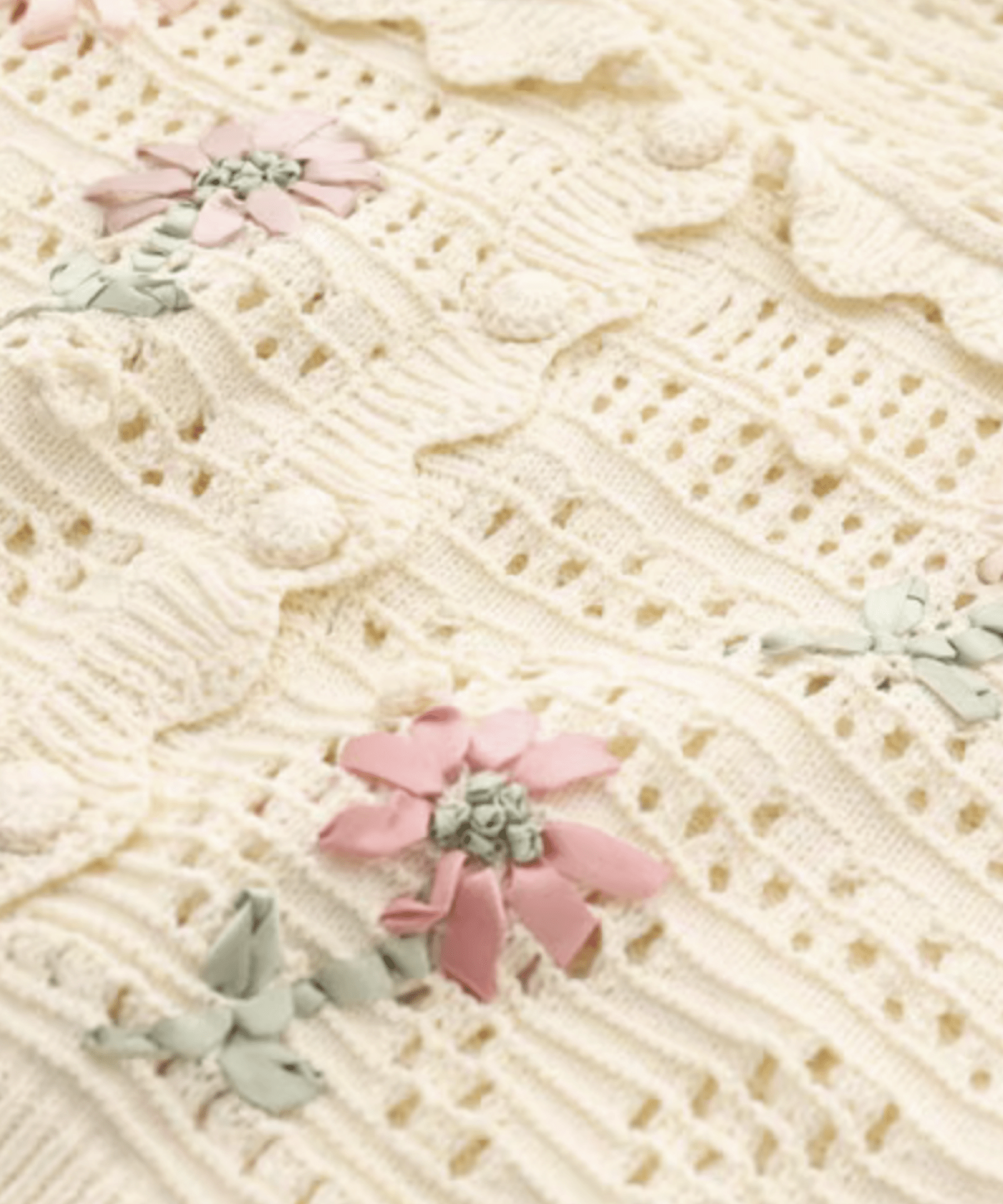 Mori Hand Crochet Flower Polo - LOVE POMME POMME