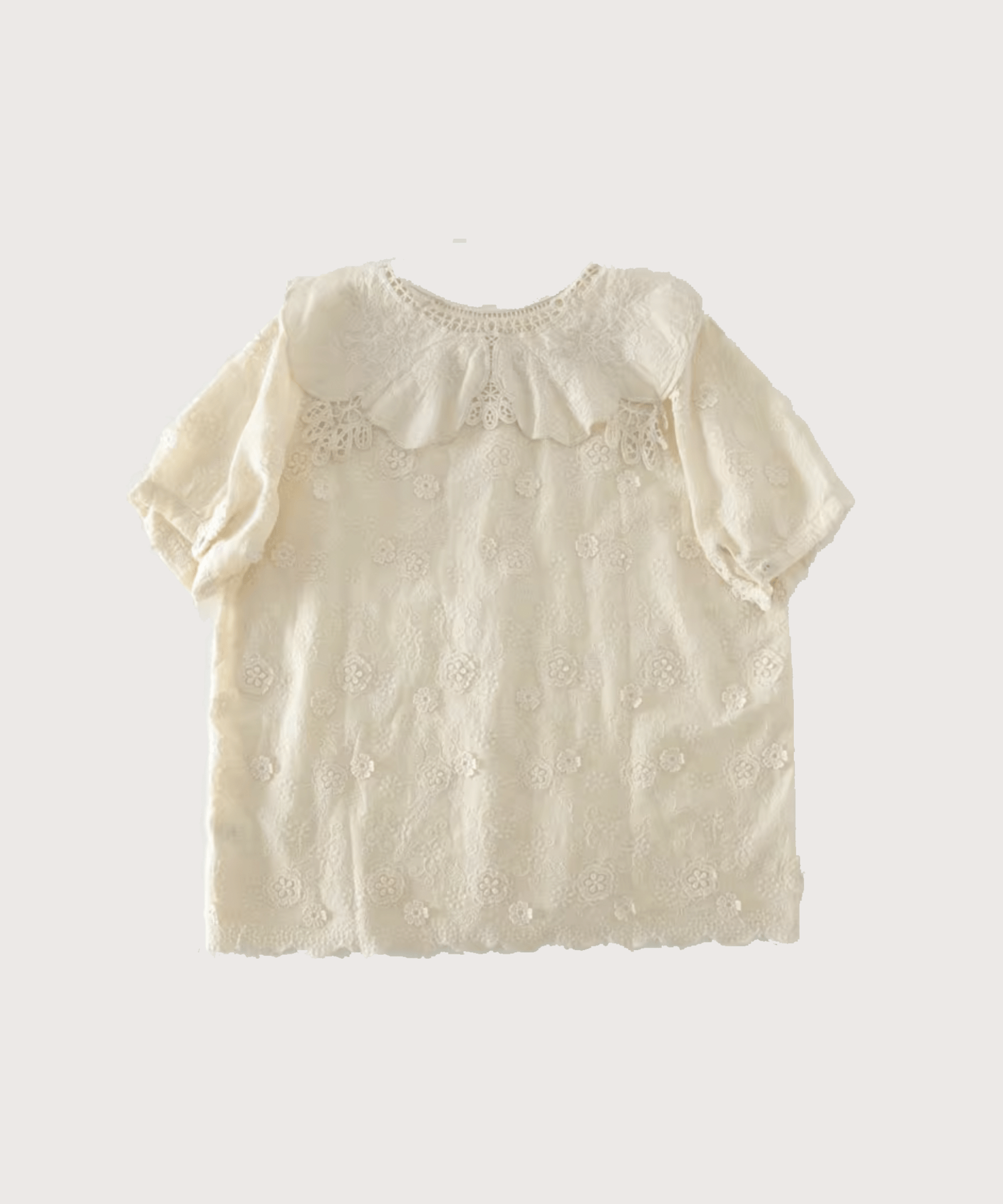 Mori Sweet Embroidery Blouse - LOVE POMME POMME