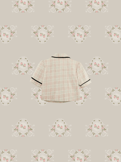 Pastel Check Set-Up - LOVE POMME POMME