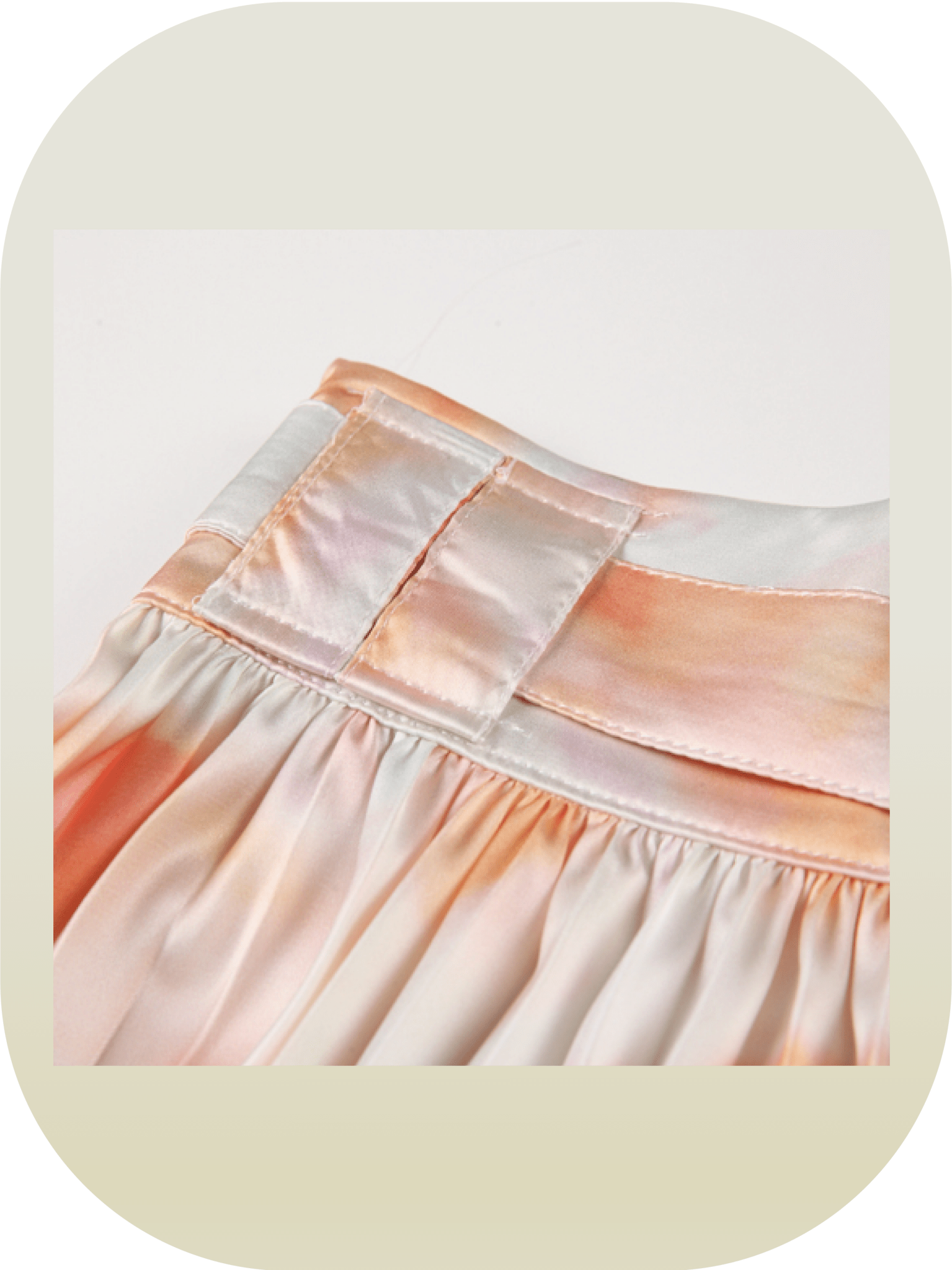 Pastel Color Dyeing Skirt - LOVE POMME POMME