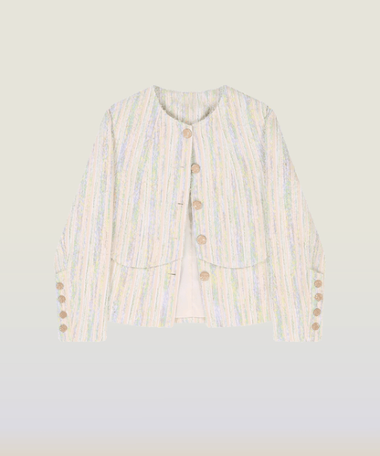 Pastel Color Padded Jacket - LOVE POMME POMME